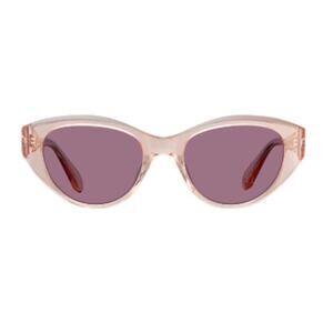 Garrett Leight Del Rey Pink Crystal Lucite Sunglasses NWT Hollywood Style 60's